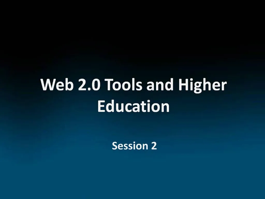 web 2.0 tools for presentations