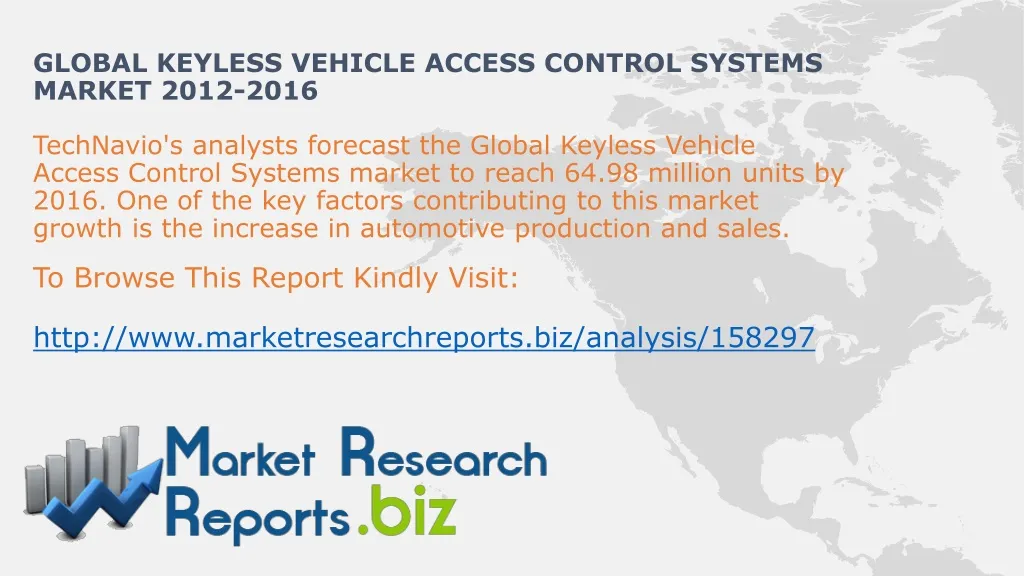 global keyless vehicle access control systems market 2012 2016 n.