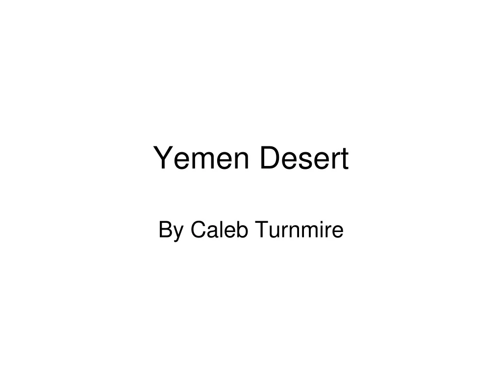 yemen desert n.