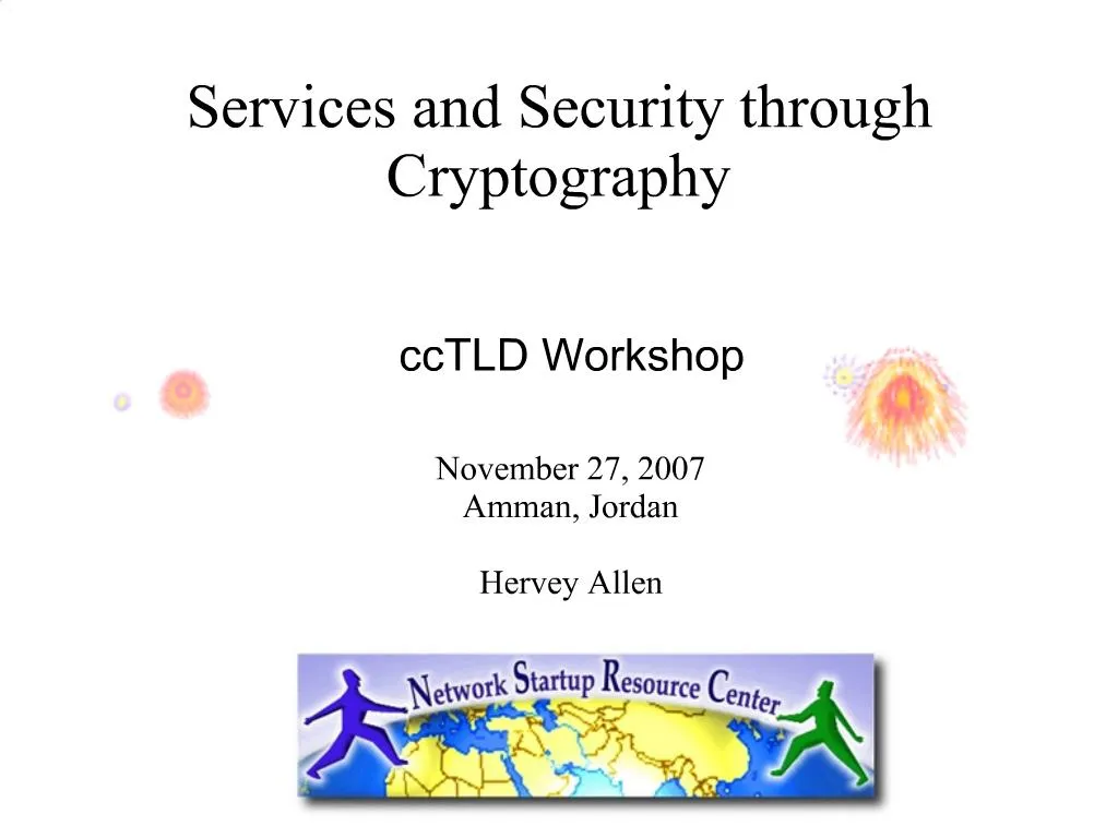 Ppt Services And Security Through Cryptography Powerpoint