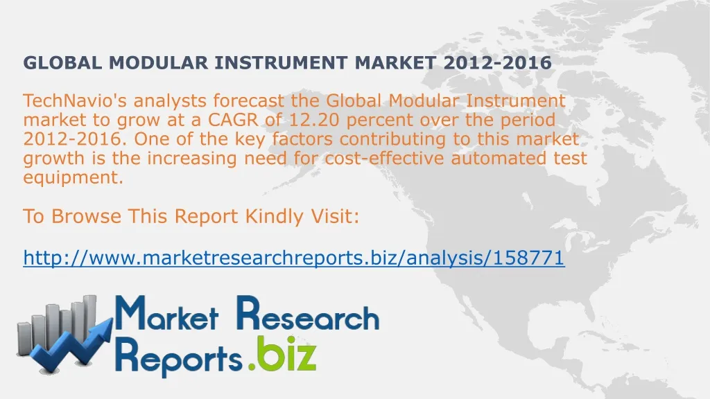 global modular instrument market 2012 2016 n.