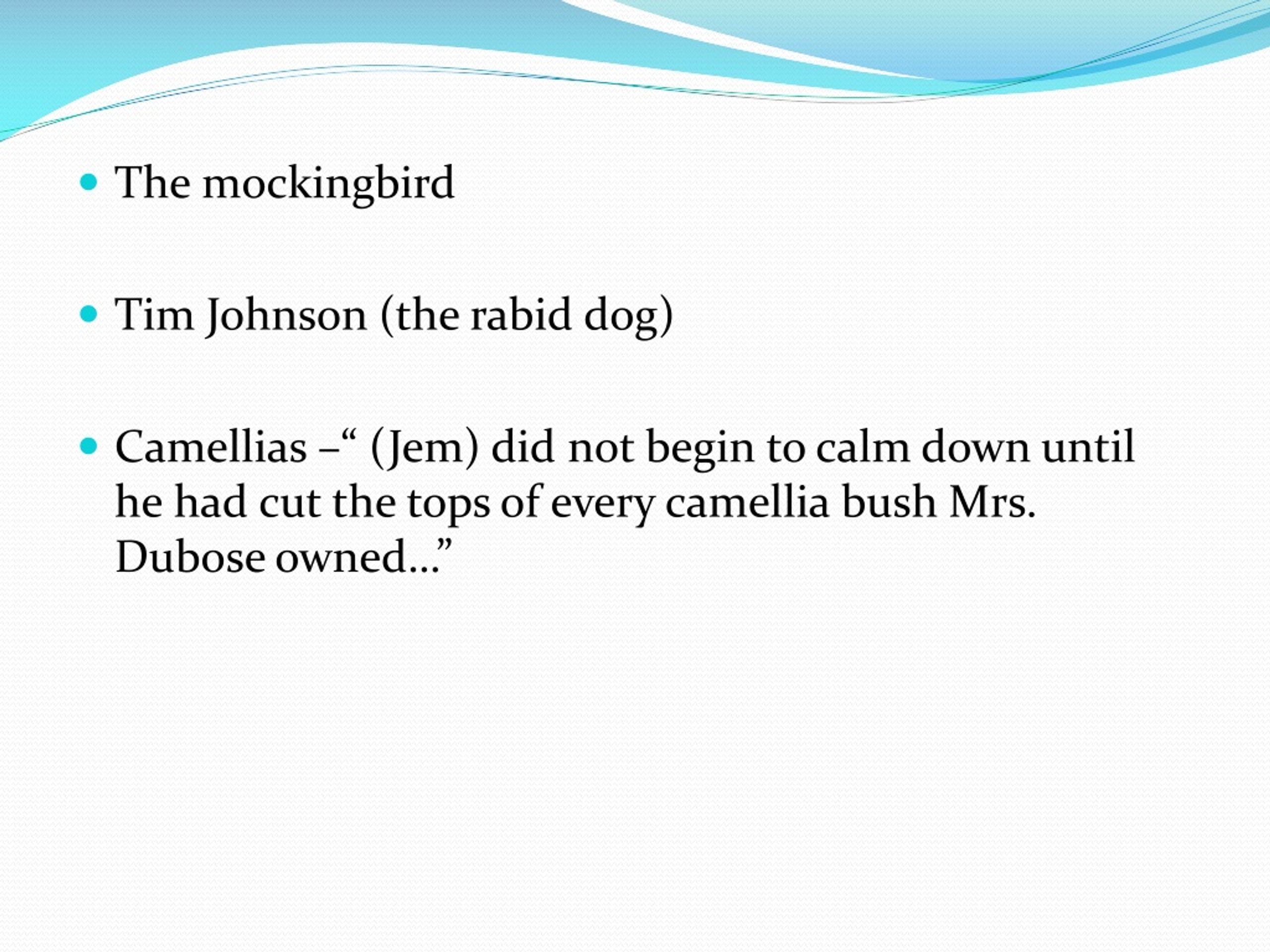 PPT - To Kill a Mockingbird Literary Devices Academic League PowerPoint