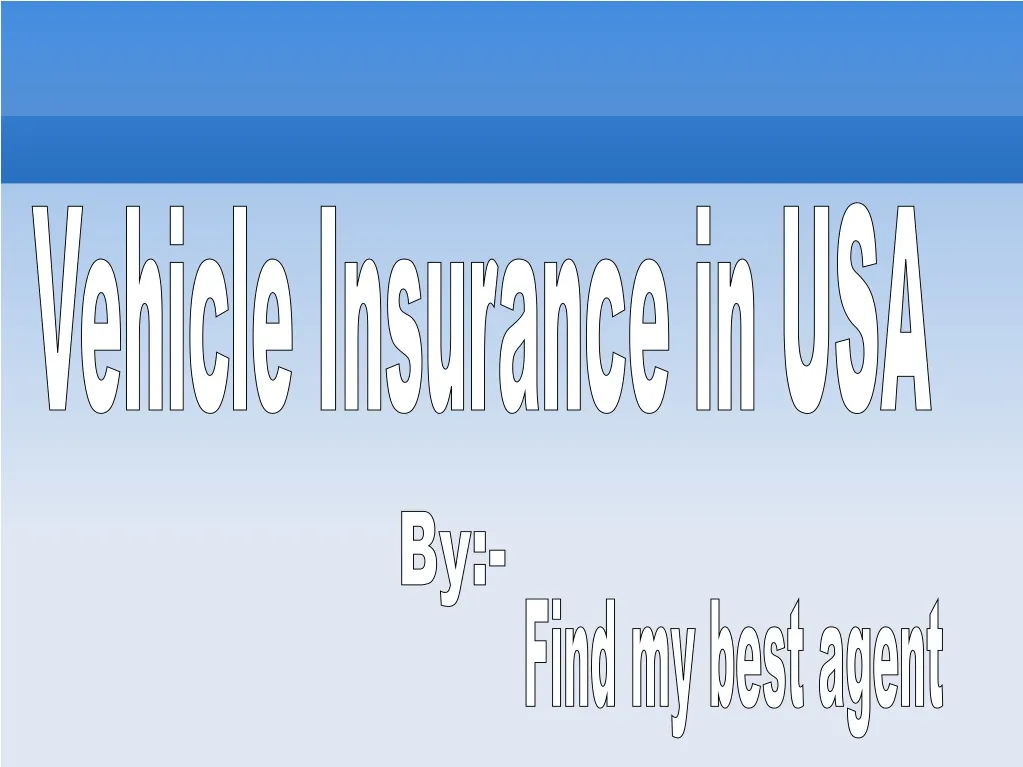 vehicle insurance in usa n.