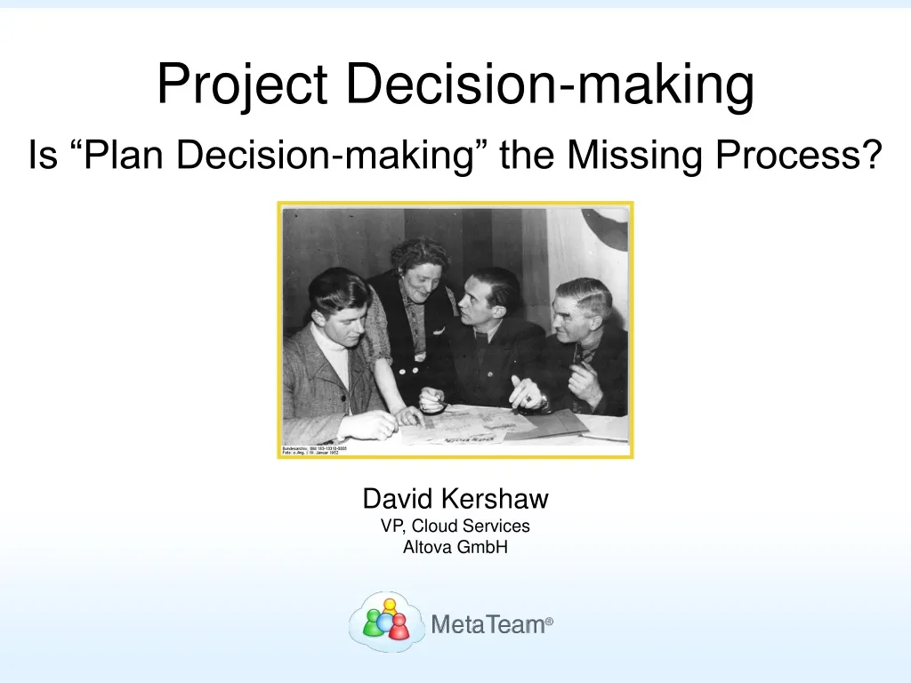 project decision making is plan decision making n.