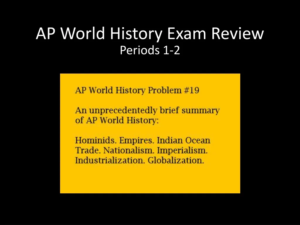 PPT - AP World History Exam Review PowerPoint Presentation, Free ...