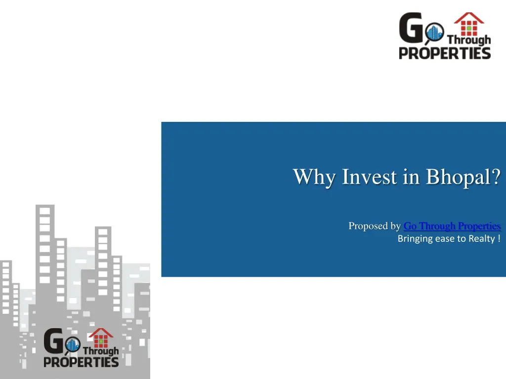 why invest in bhopal n.
