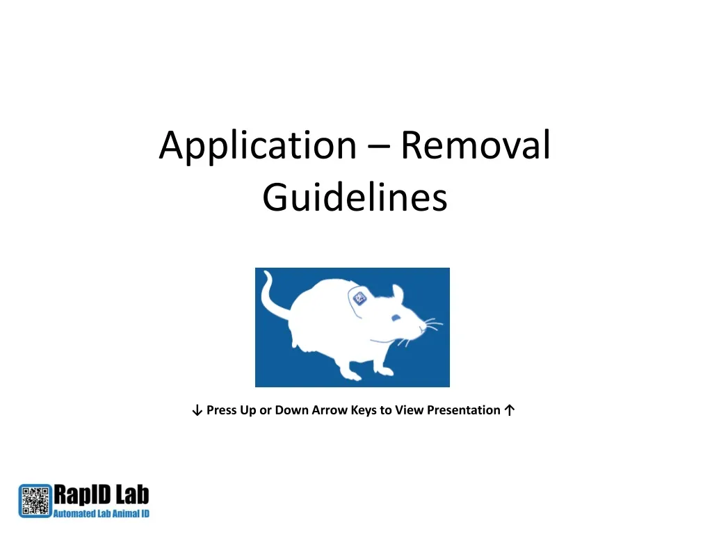 application removal guidelines n.