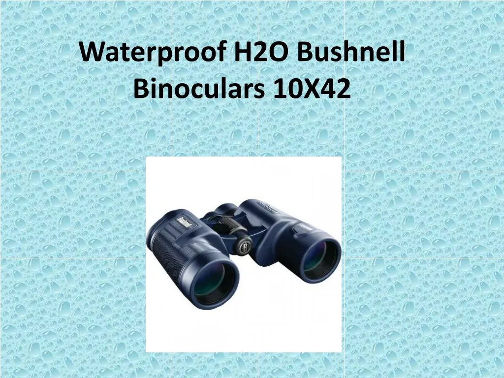 waterproof h2o bushnell binoculars 10x42 n.