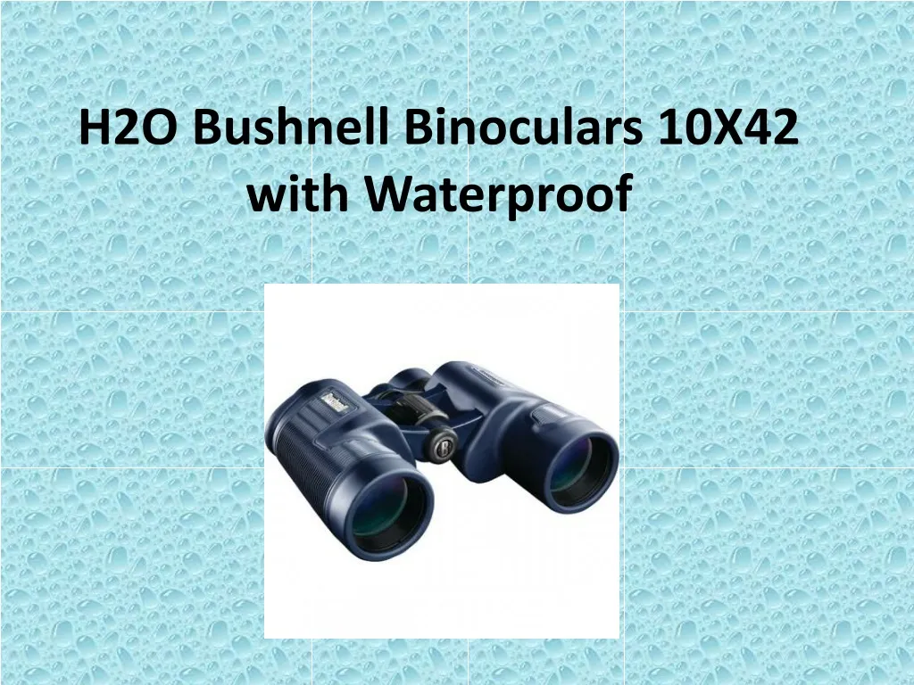 h2o bushnell binoculars 10x42 with waterproof n.