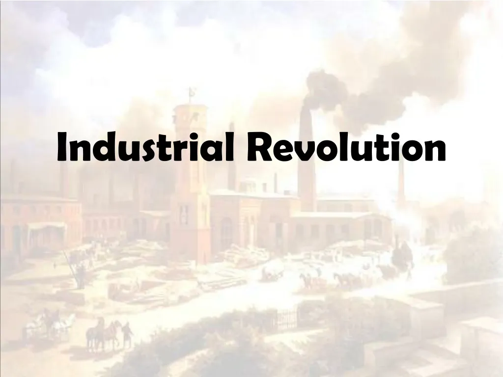 PPT Industrial Revolution PowerPoint Presentation, free download ID