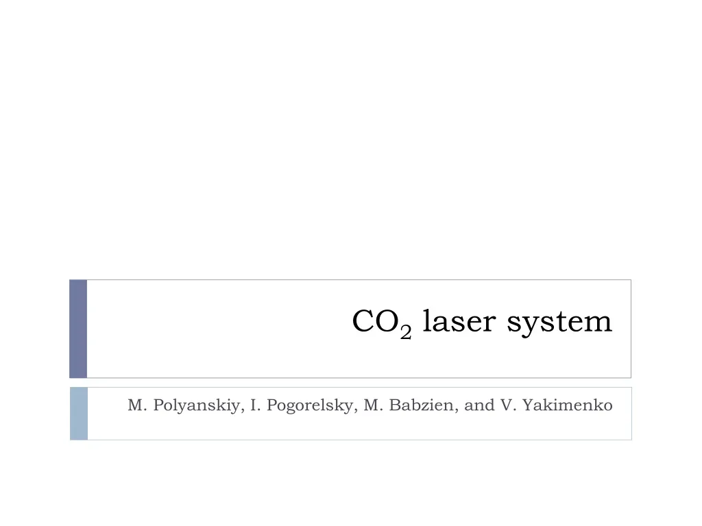 co 2 laser system n.