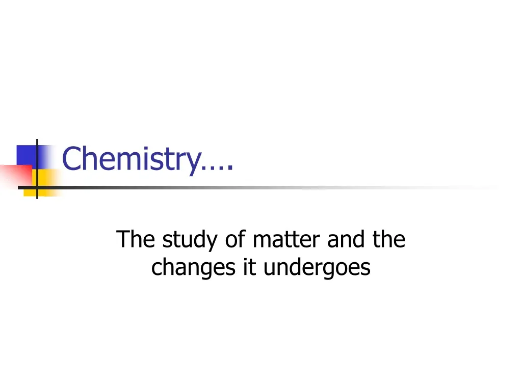 chemistry n.