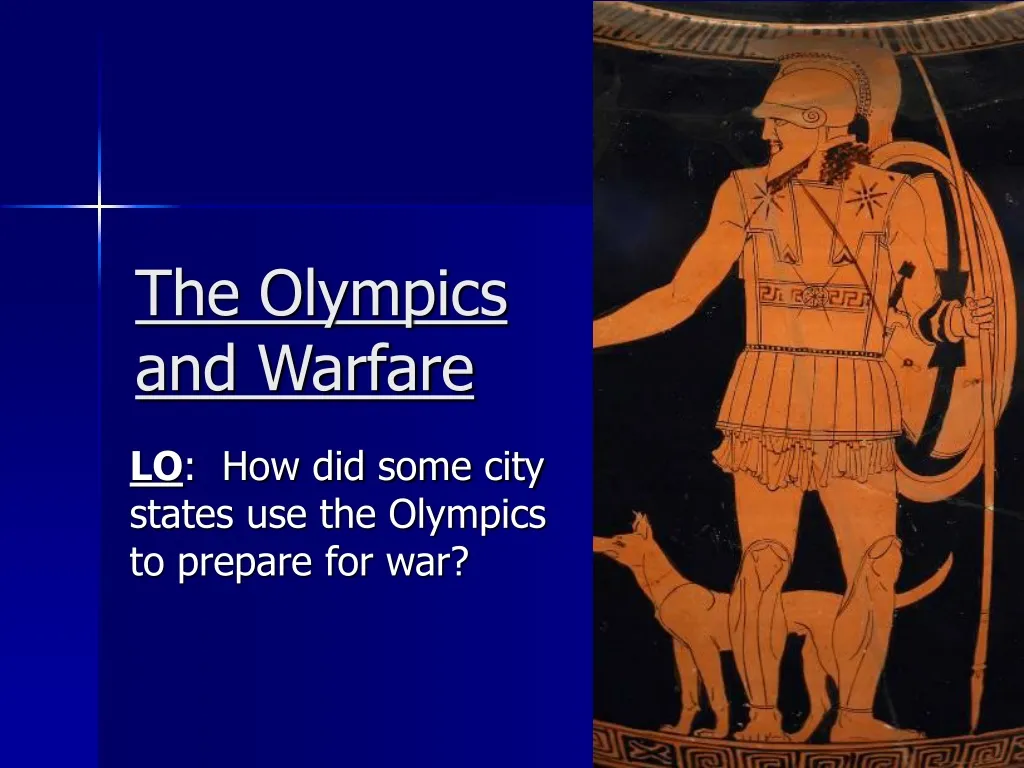 the olympics and warfare n.