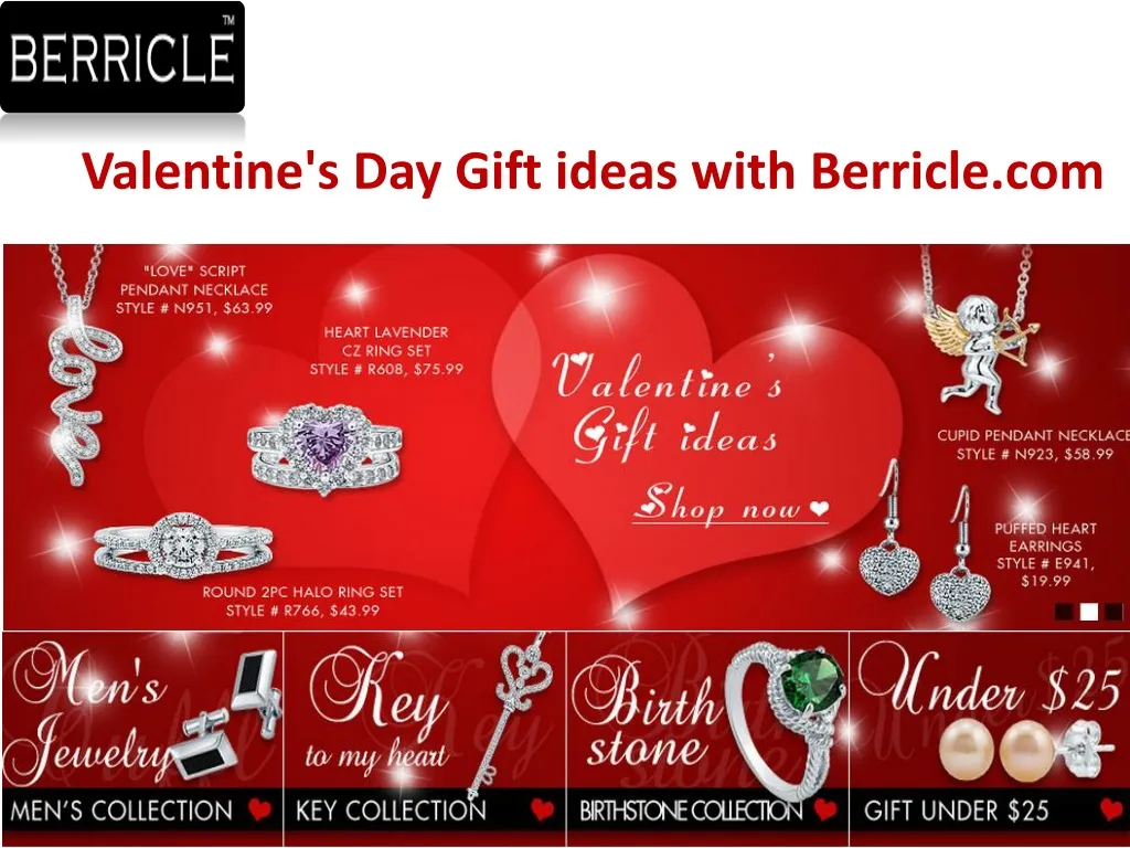 PPT - Valentine's Day Gift ideas with Berricle.com PowerPoint ...