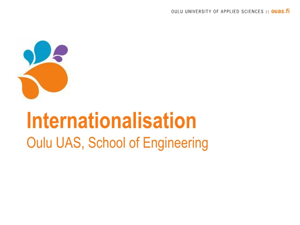 internationalisation oulu uas school of engineering n.