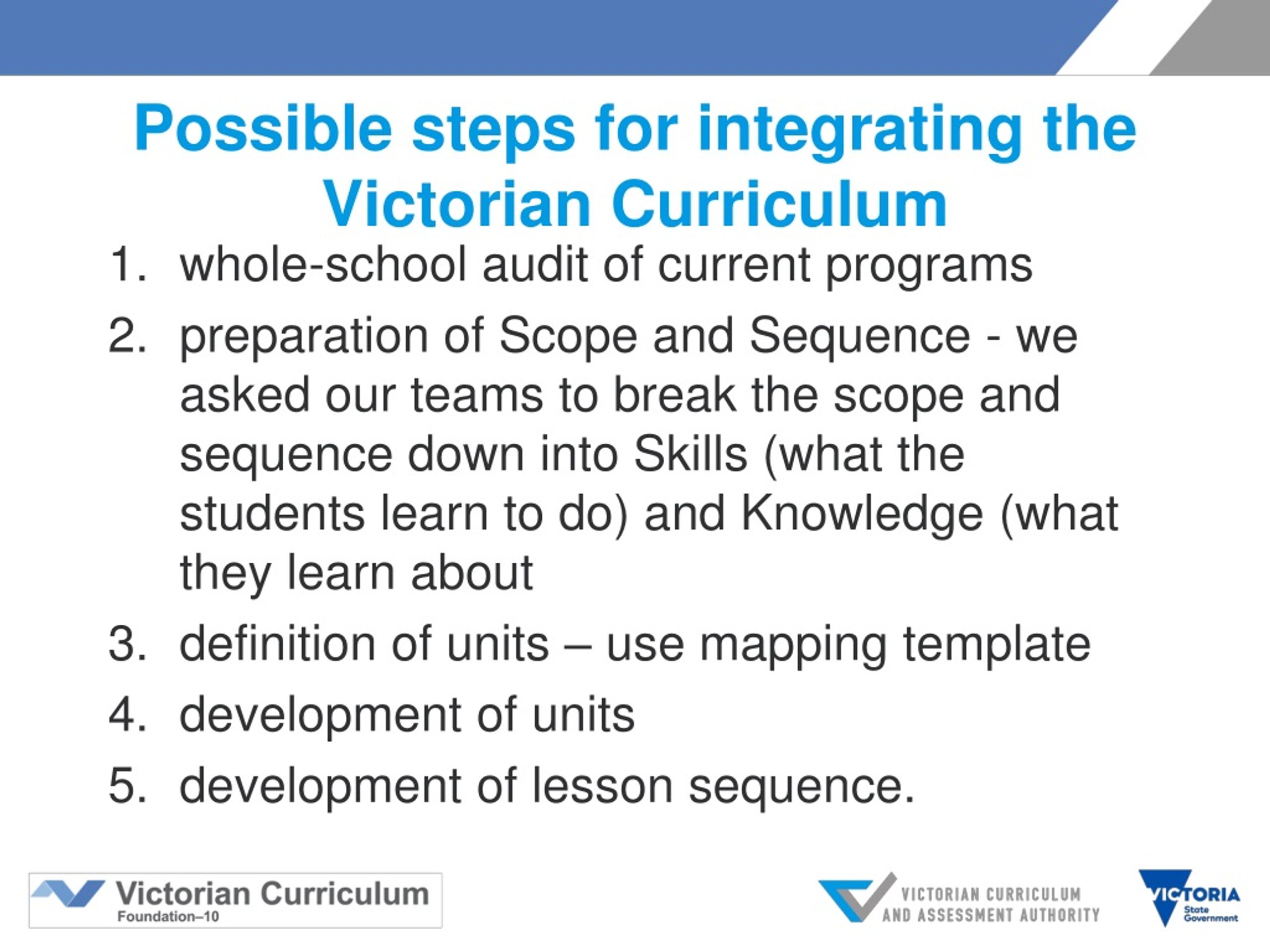 PPT - The Victorian Curriculum PowerPoint Presentation, Free Download ...