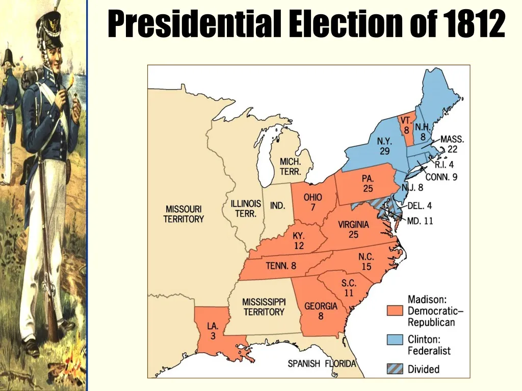 PPT - Presidential Election of 1812 PowerPoint Presentation, free ...