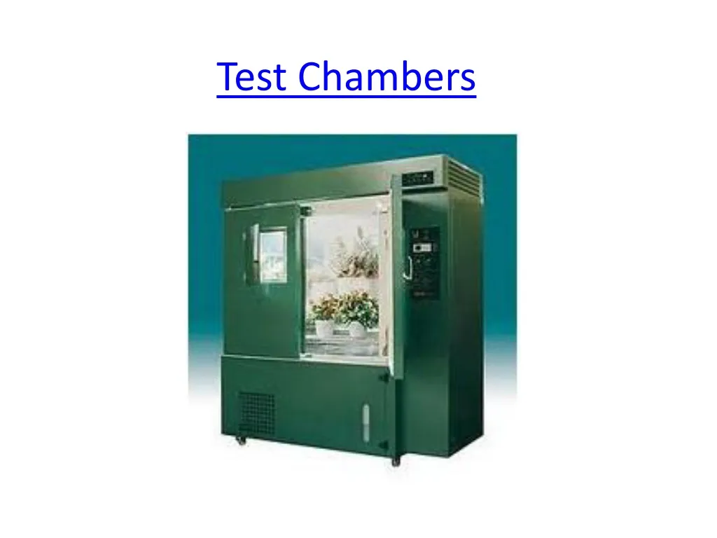 test chambers n.