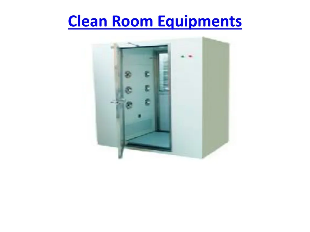 clean room equipments n.