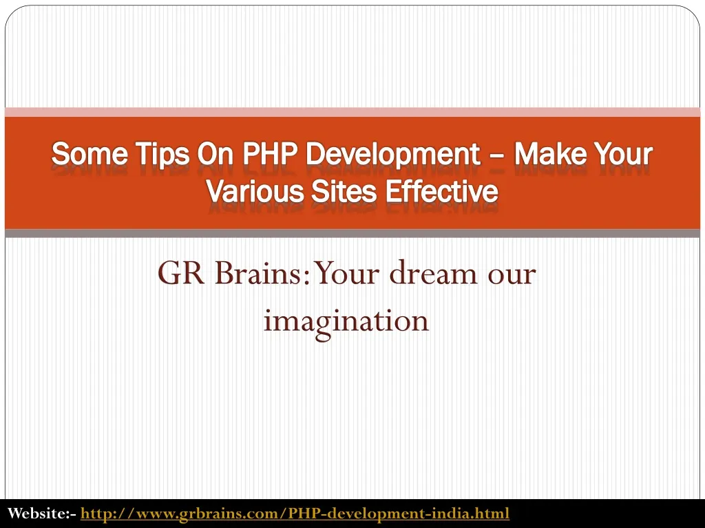 some tips on php development make your various sites effective n.