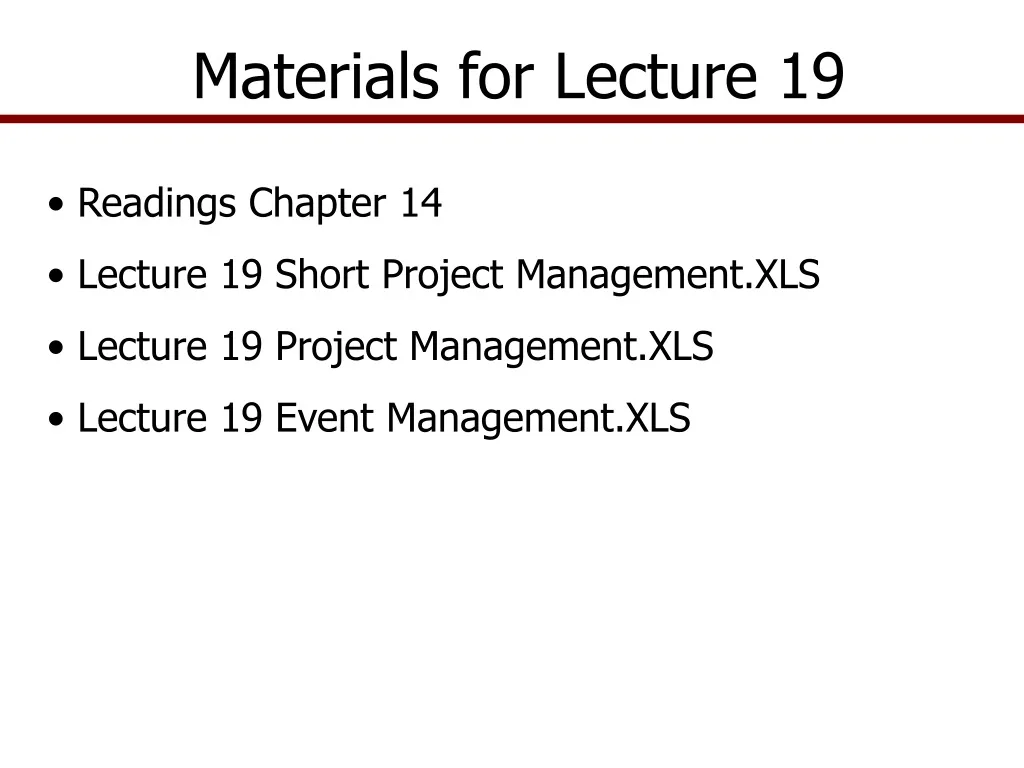 materials for lecture 19 n.