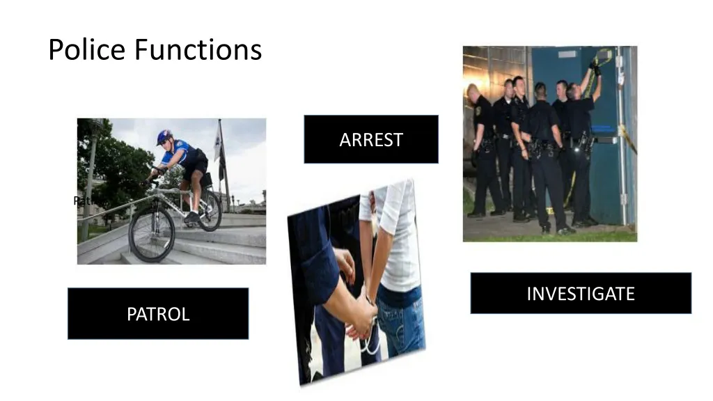 What Are The Functions Of Police Station