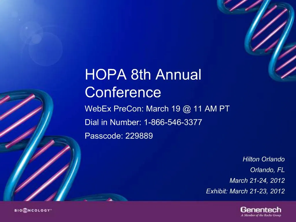 PPT HOPA 8th Annual Conference PowerPoint Presentation, free download