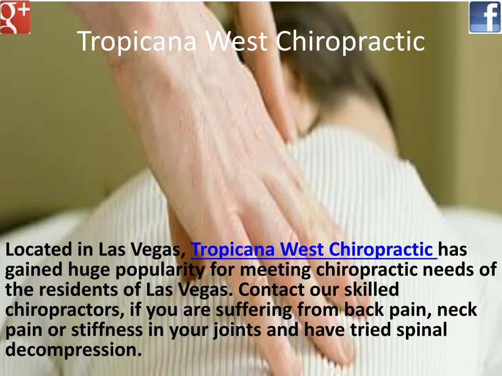 tropicana west chiropractic n.
