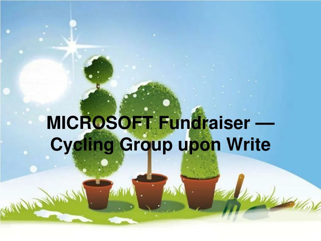 microsoft fundraiser cycling group upon write n.