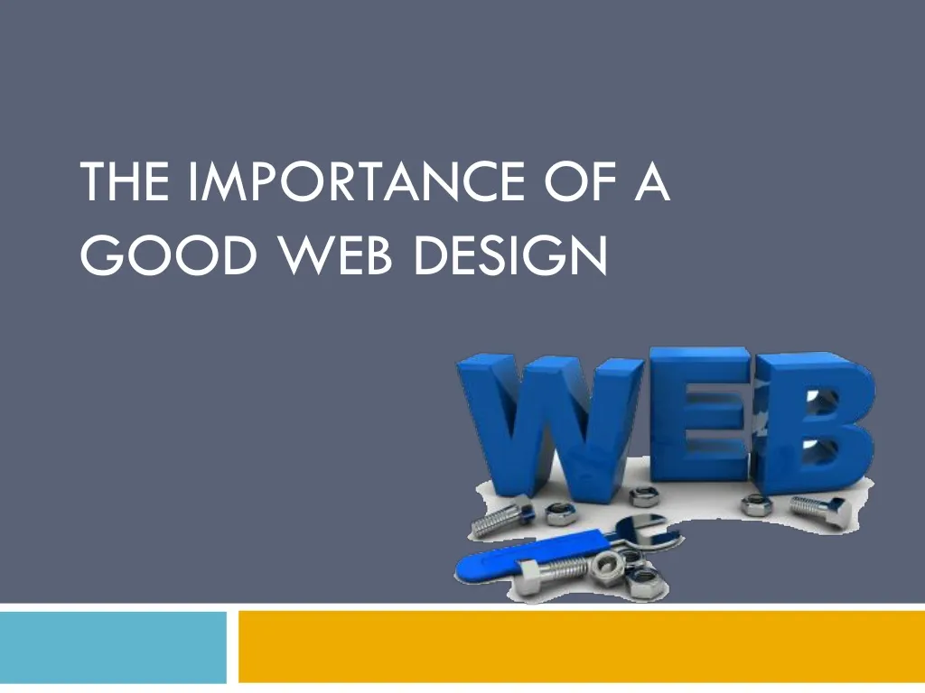 the importance of a good web design n.