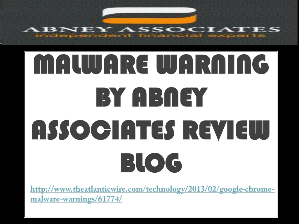 malware warning by abney associates review blog n.