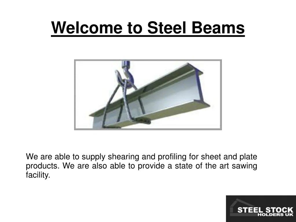 welcome to steel beams n.
