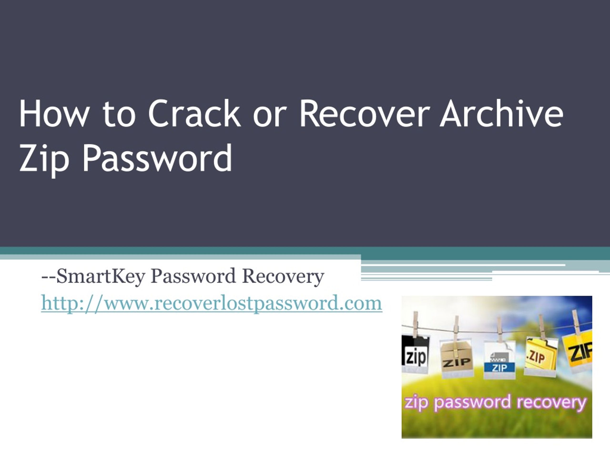 smartkey zip password recovery