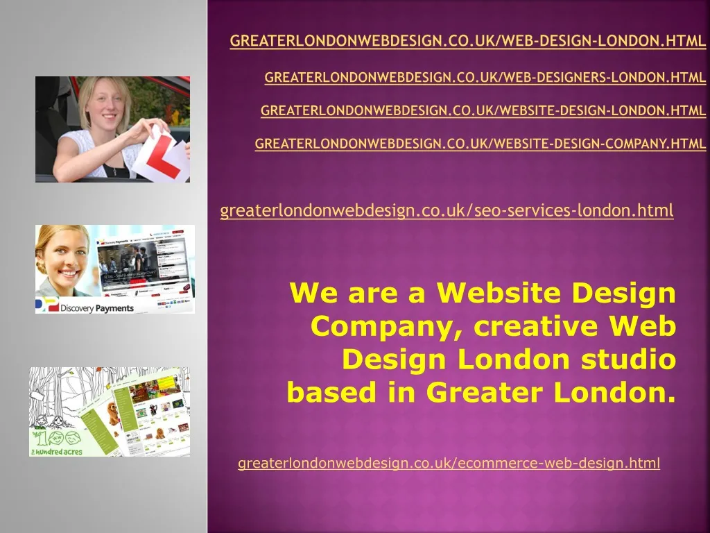 we are a website design company creative web design london studio based in greater london n.