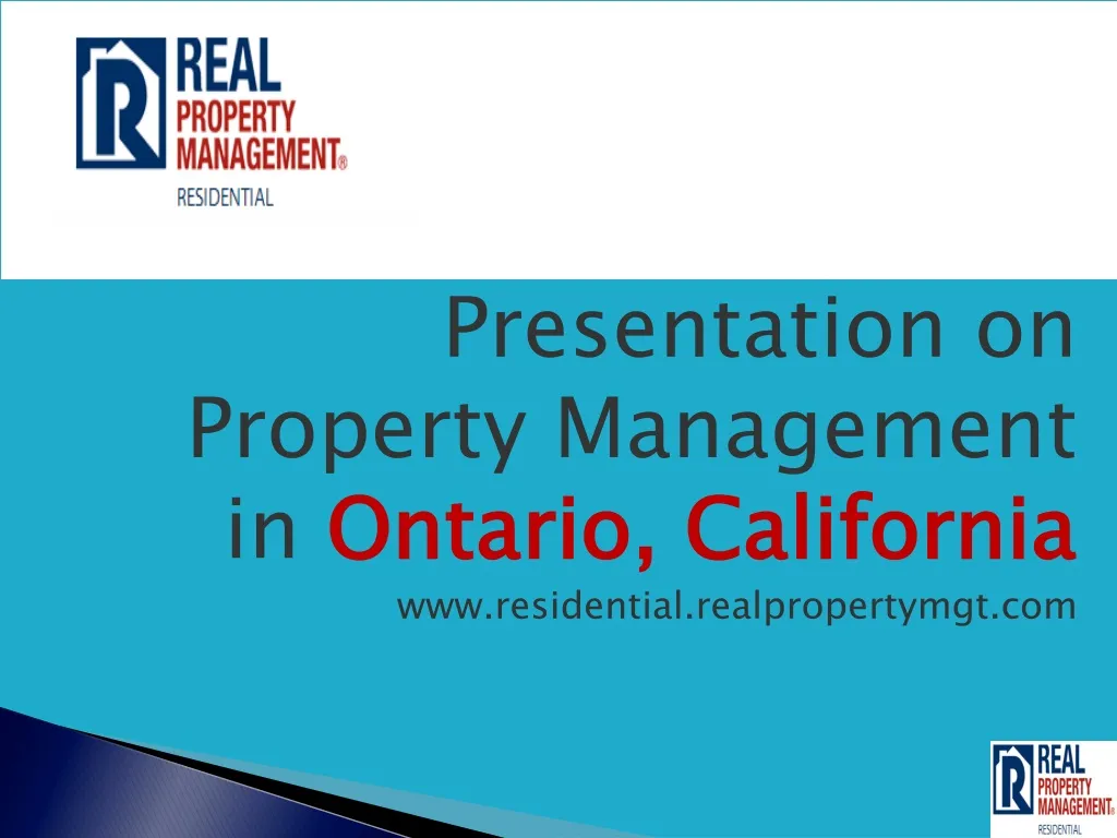 PPT property management ontario california PowerPoint Presentation