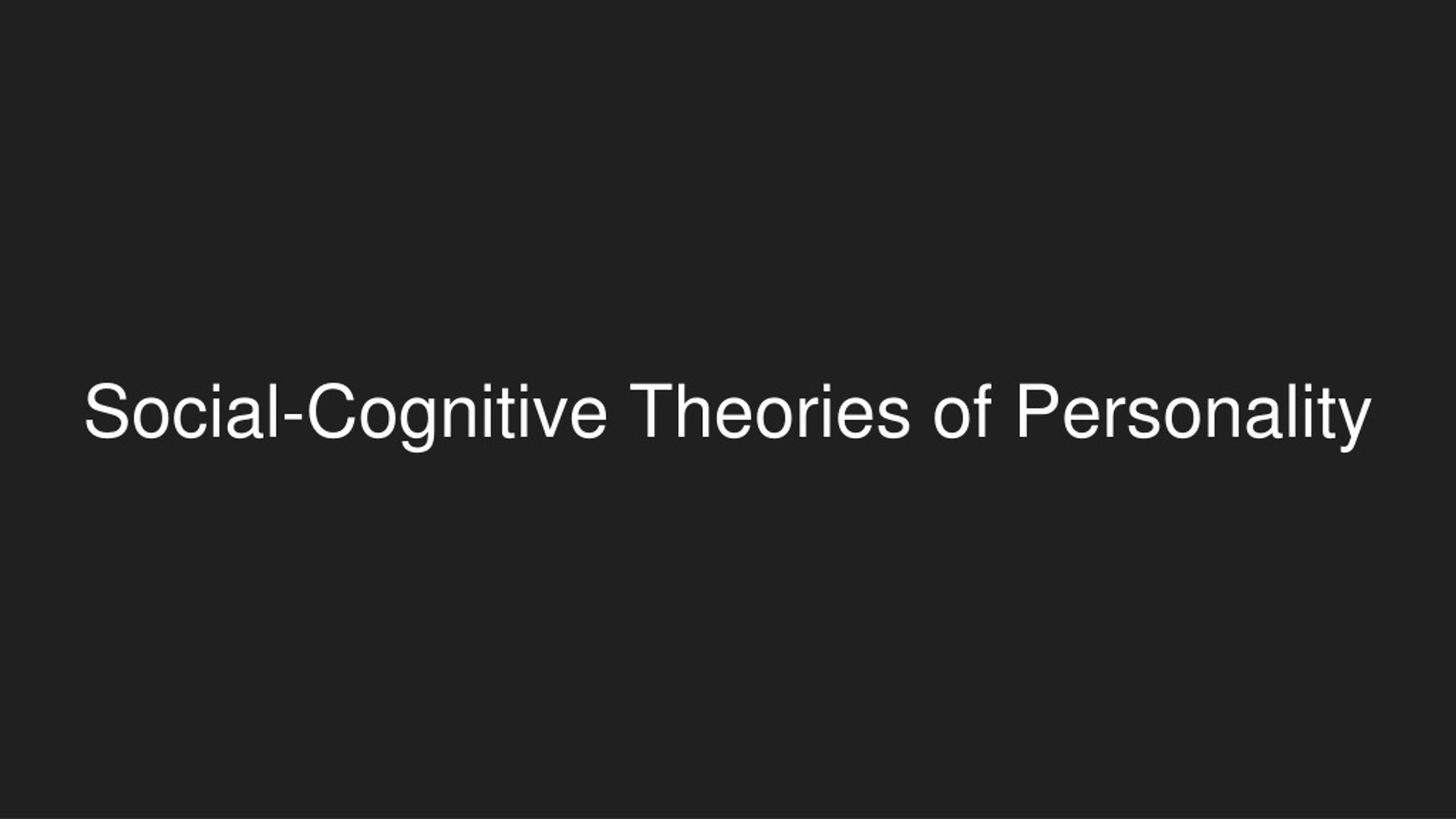 PPT - Theories Of Personality PowerPoint Presentation, Free Download ...