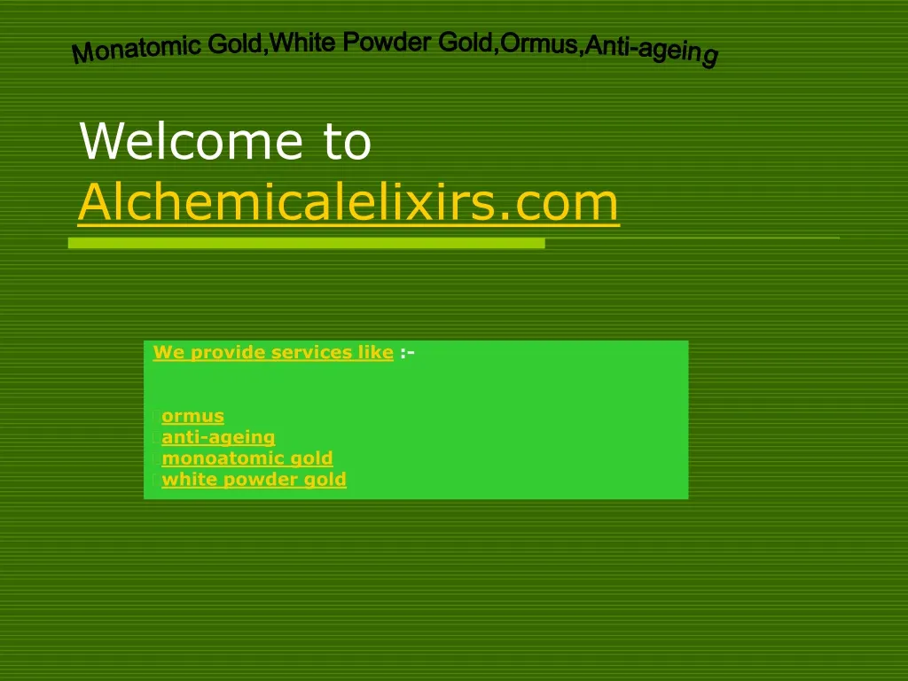 welcome to alchemicalelixirs com n.