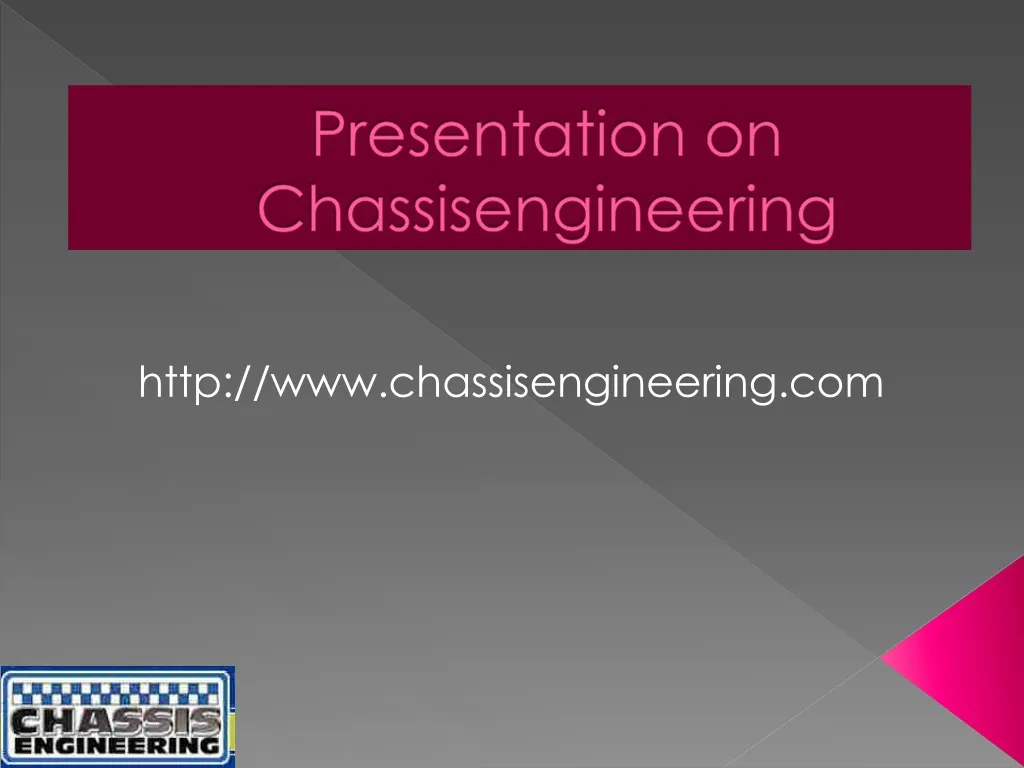 presentation on chassisengineering n.