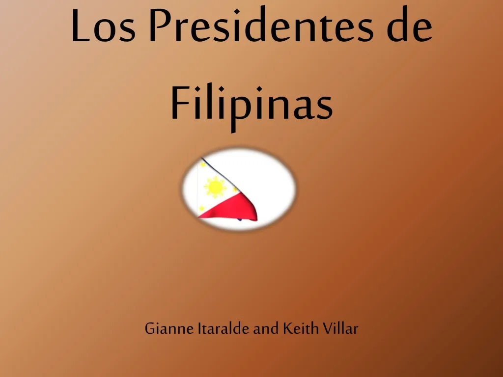 los presidentes de filipinas n.