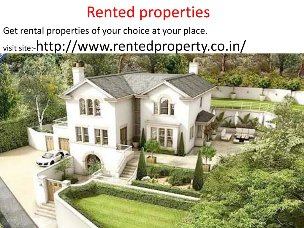 rented properties n.