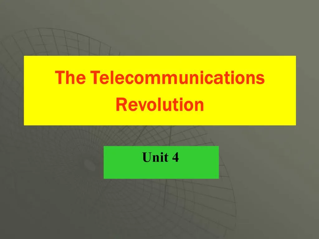 The Telecommunications Revolution: Reshaping the Employment Landscape