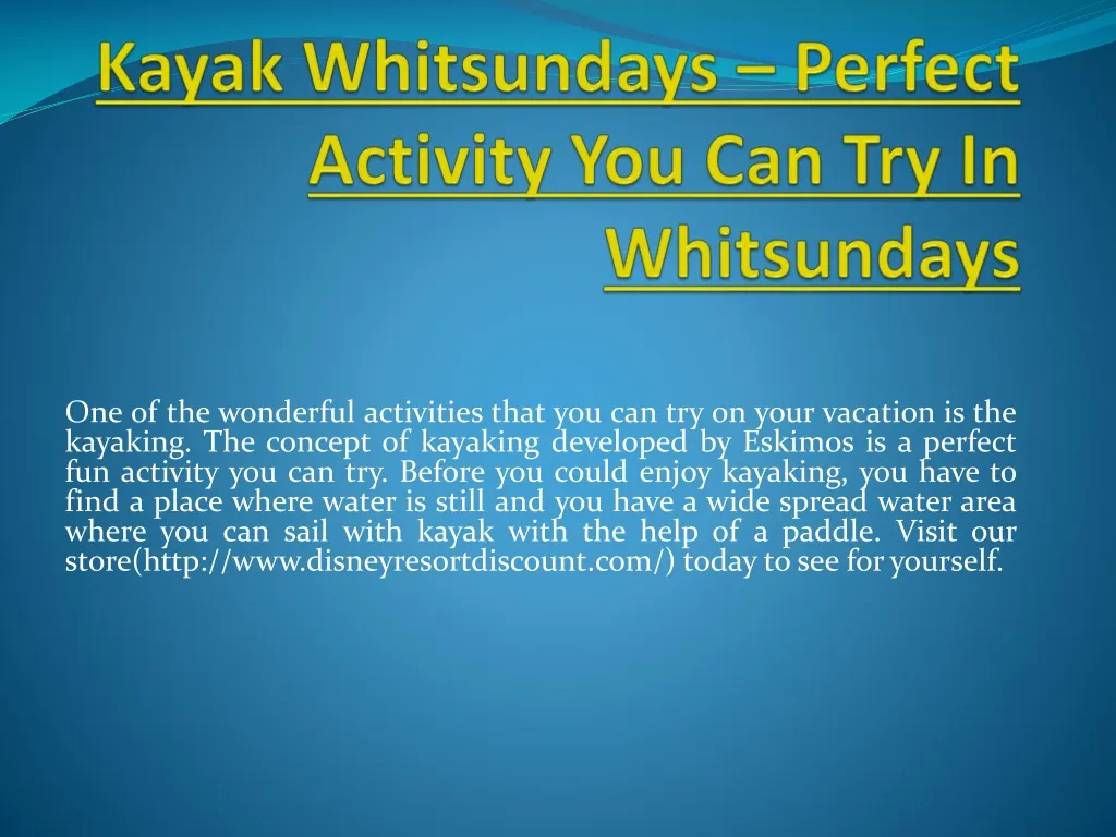 kayak whitsundays perfect activity you can try in whitsundays n.