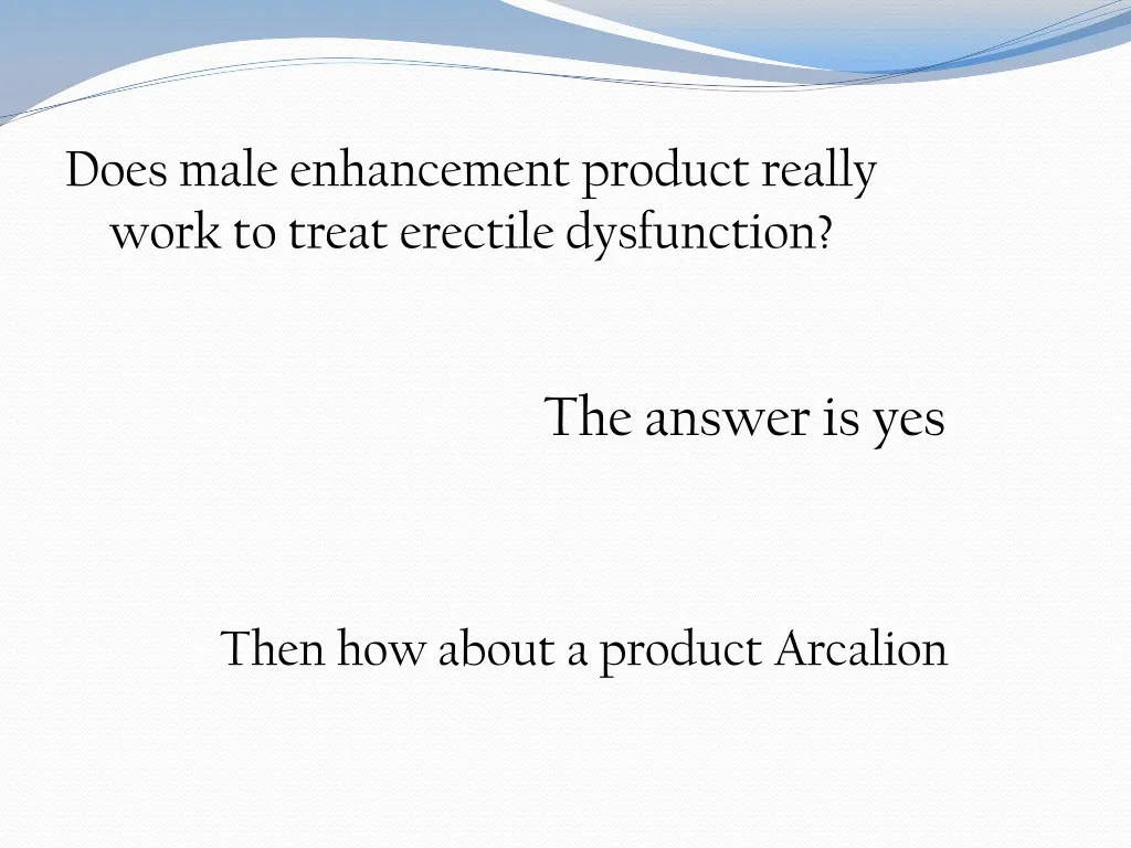 then how about a product arcalion n.