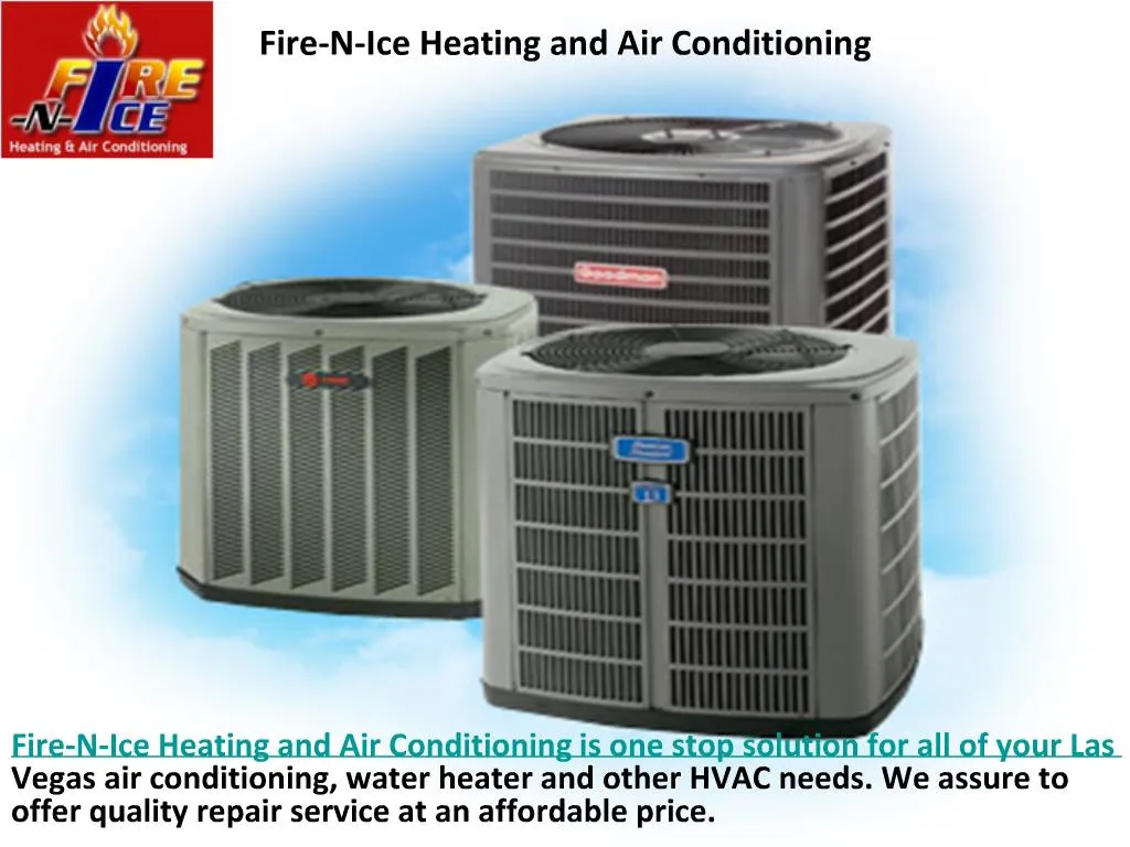 PPT FireNIce Heating and Air Conditioning PowerPoint Presentation, free download ID1187682