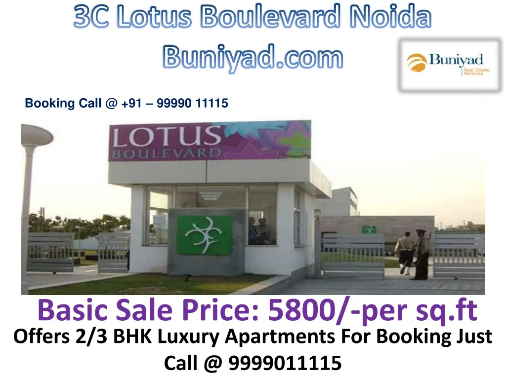 3c lotus boulevard noida buniyad com n.