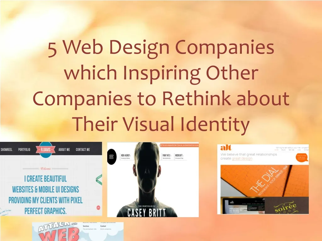 5 web design companies which inspiring other n.