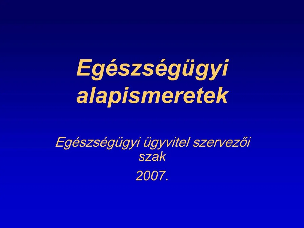 PPT - Eg Szs G Gyi Alapismeretek PowerPoint Presentation, Free Download ...