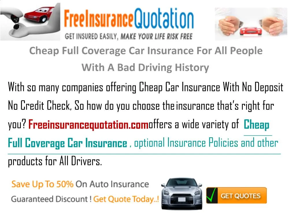 Inexpensive Car Insurance Full Coverage