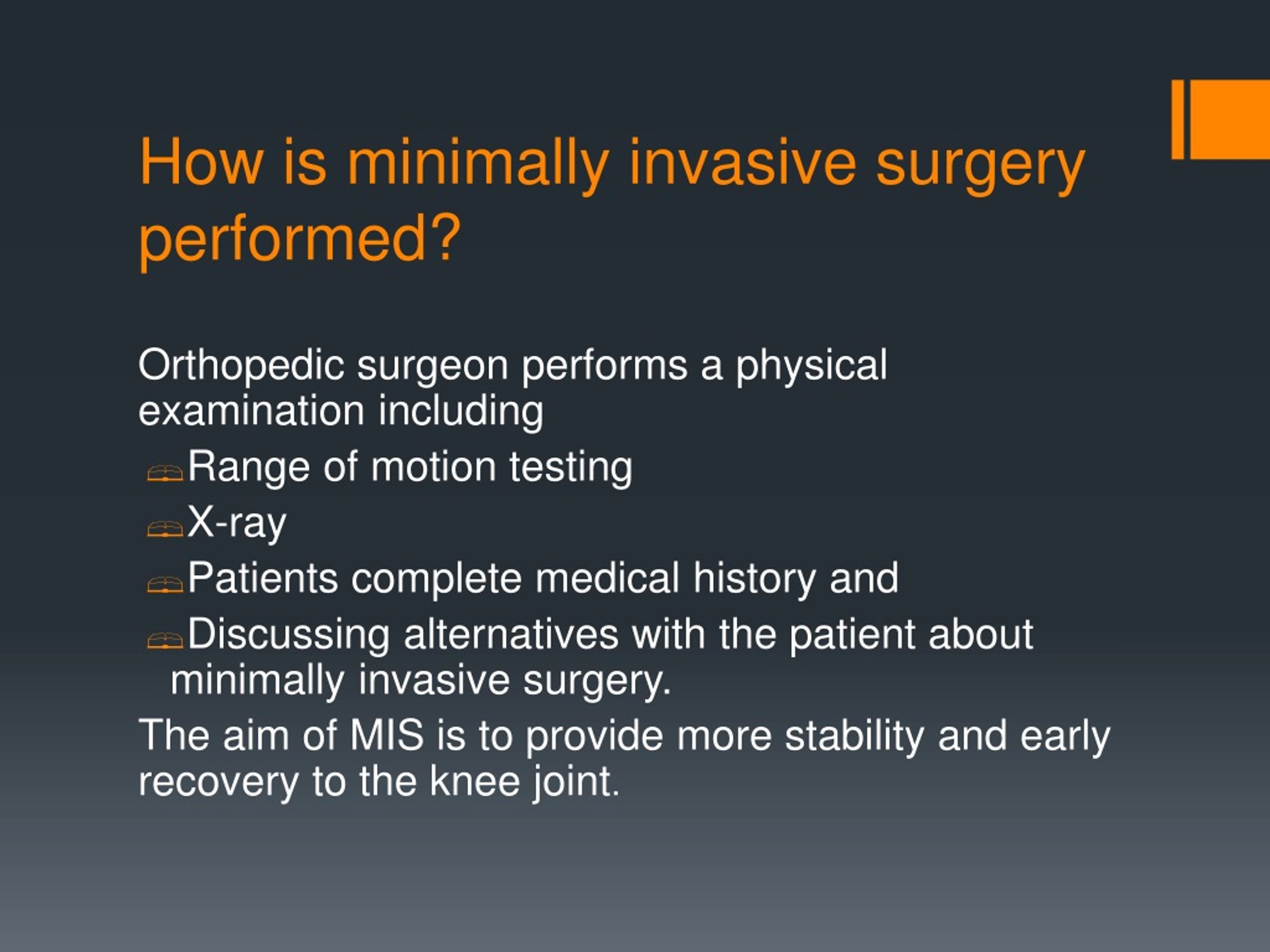 PPT - MINIMALLY INVASIVE KNEE REPLACEMENT PowerPoint Presentation, free ...