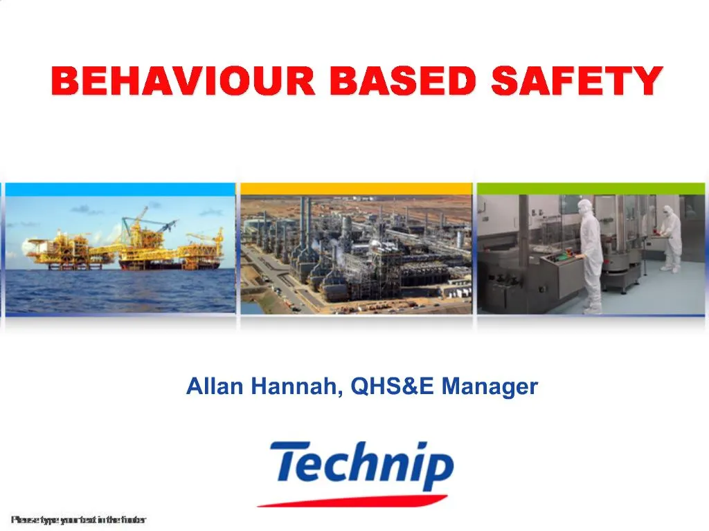 presentation on behaviour based safety